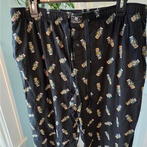 Polo Ralph Lauren Men’s Polo Bear 100% Cotton Pajama Pants Black Size XL Luxury